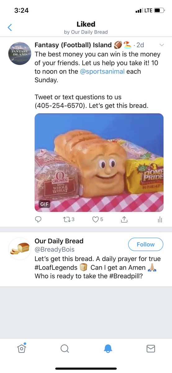 FantasyIslandOK's tweet photo. Thank you @ourdailybread https://t.co/VtjpI3XQBf