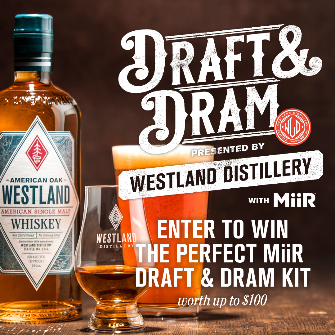 Specs1962's tweet photo. Enter for a chance to win a Draft &amp; Dram kit from @WestlandWhiskey and @miir sustainable drinkware. Enter here 👉 https://t.co/8WeamjcICv
Entry Code: BARLEY
Ends October 31st, 2020

#westlandwhiskey #draftanddram #miir #sweepstakes https://t.co/WbEY8It8Hk