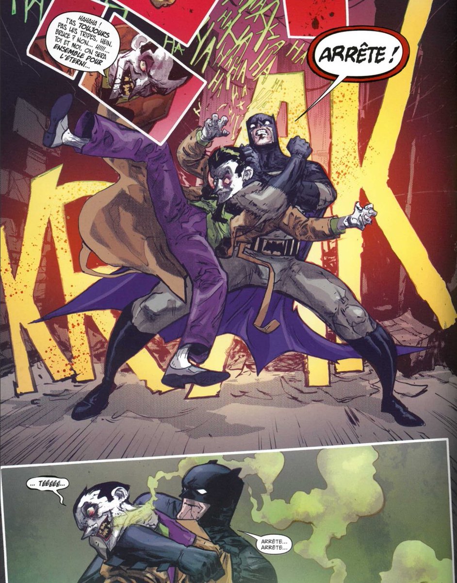 Batman franchi la « ligne » il tue le Joker