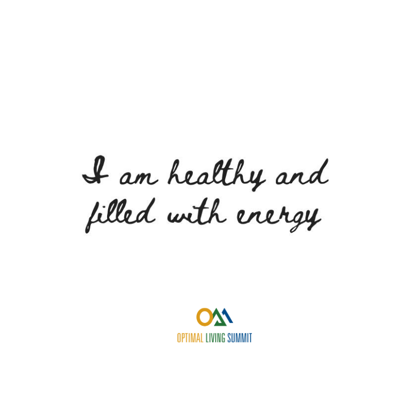 'I am healthy and filled with energy.' Breath, and say this out loud. Repeat. 🧘‍♀️  #dailyaffirmation #olsquotes #ols #dailymantra #optimalliving #wellnesstoronto #optimallivingsummit #healthyhabits #tipsforwellness #torontowellness #healthymindbodyspirit