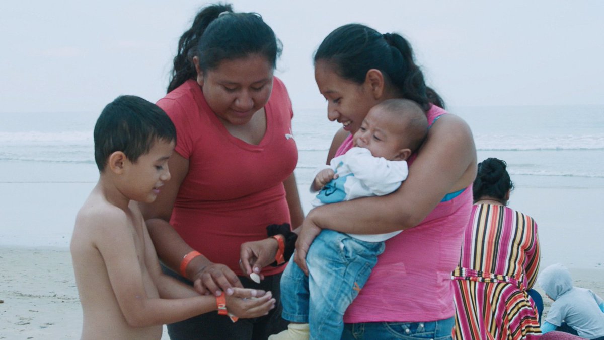 Today, as we begin to celebrate #NationalHispanicHeritageMonth, and honor the cultures and legacies of of Hispanic and Latinx people in the United States, let's be sure to recognize the risks many take to get here.

Photo of #BloodOnTheWall subjects Sara, Charol, and their sons.