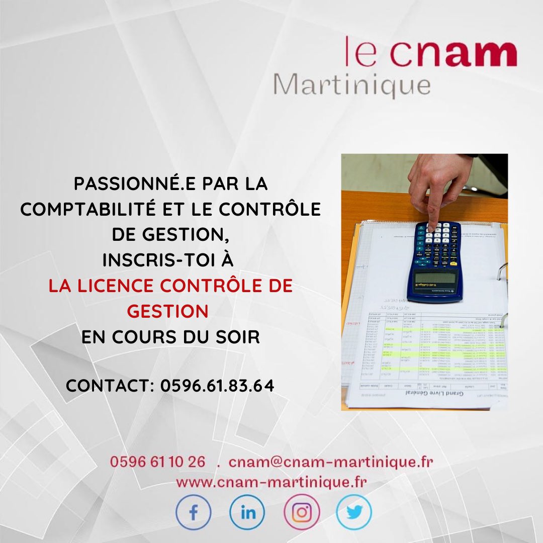 Rentrée CNAM 2020-2021 #prenezvotredestinenmain #licence #controledegestion #hto #placeslimitées