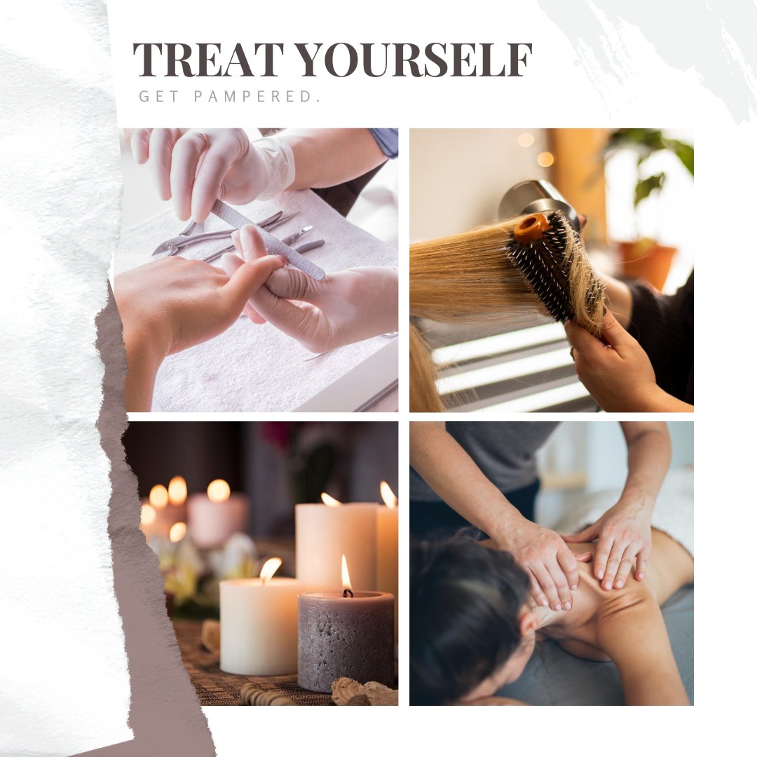 The Market is your destination for a self-care marathon! Get a relaxing facial at Hidden Beauty Retreat. Visit the Cherry Blow Dry Bar for a blowout or stop by <a href="/SuperCuts/">Supercuts</a> to freshen up your cut. Then stop at Nails of America for pedi to finish off #thelook. #springtx #springtexas