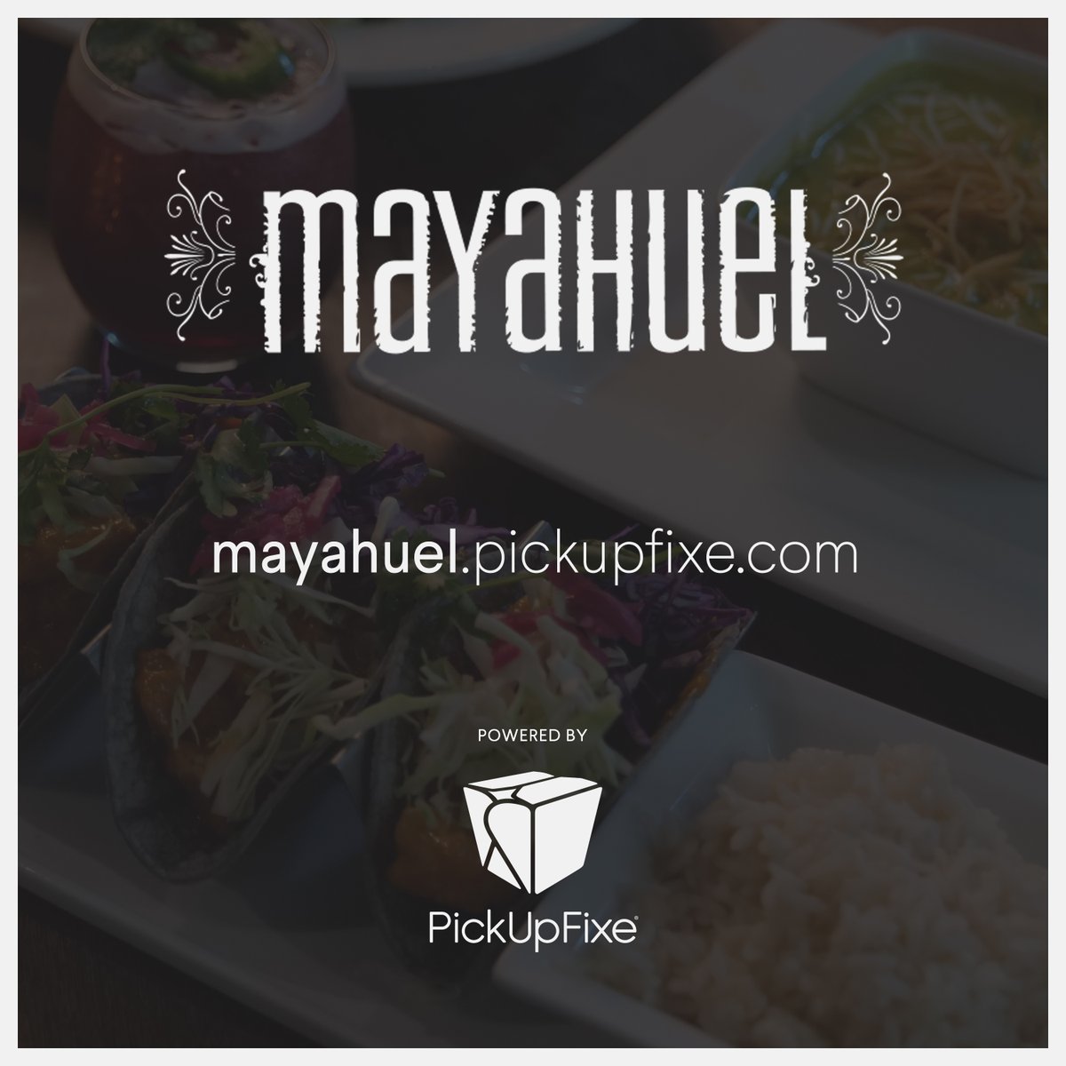 🌮 Mayahuel is a Sacramento favorite for #TacoTuesday. Order pick up and bring home some dinner for the people you care about.

We created PickUpFixe to make it easy for customers to place orders — and for restaurants to fulfill them.