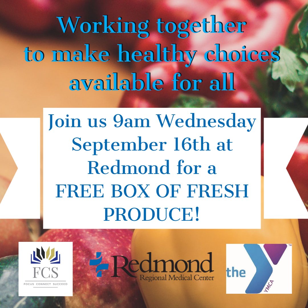 Join us TOMORROW morning Sept 16th. We're hosting another FREE pop-up produce distribution for members of our community! 🍎🥦🥕🍅 Boxes should be available at 9am until noon, or until they are gone. Thanks to our friends <a href="/FloydCoSchools/">Floyd County Schools</a> &amp; <a href="/RomeFloydYMCA/">Rome-Floyd YMCA</a> for making this possible!
