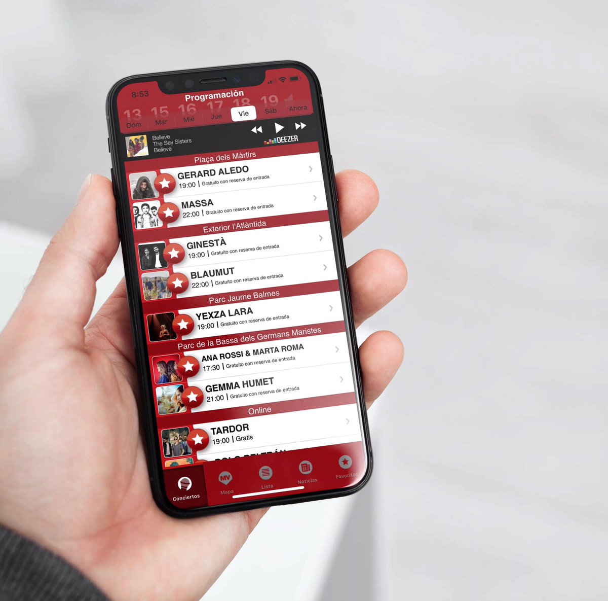 Per 10é any, App del <a href="/MercatMusicaVic/">MMVV</a> 2020 amb concerts també online:📱

iOS: apple.co/2NCcMFW
Android: lnkd.in/dfvz99Z

#mmvv #mmvv20 #appvic #mmvv2020