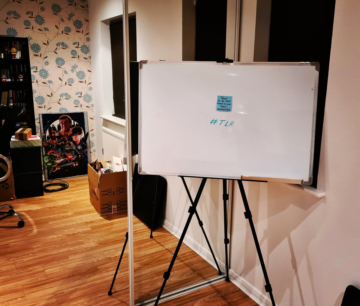 restarterlodge's tweet image. New digs. New easel. New book. The War Room is finally operational.

#writingspace