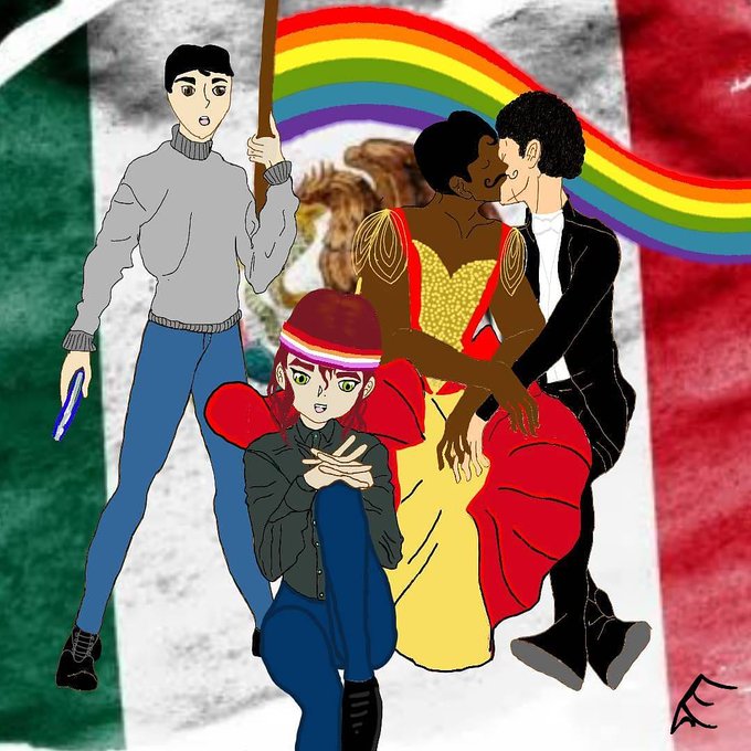 Because mexican history also have #lgbtq🌈 #vivamexico #15deseptiembre #16deseptiembre #mespatrio   #41<a href="/tag/lgbtq"class="tags">#lgbtq</a><a href="/tag/vivamexico"class="tags">#vivamexico</a><a href="/tag/art"class="tags"><span>#art</span></a><a href="/tag/mexico"class="tags"><span>#mexico</span></a><a href="/tag/pride"class="tags"><span>#pride</span></a><a href="/tag/gay"class="tags"><span>#gay</span></a><a href="/tag/illustration"class="tags"><span>#illustration</span></a><a href="/tag/lesbian"class="tags"><span>#lesbian</span></a>