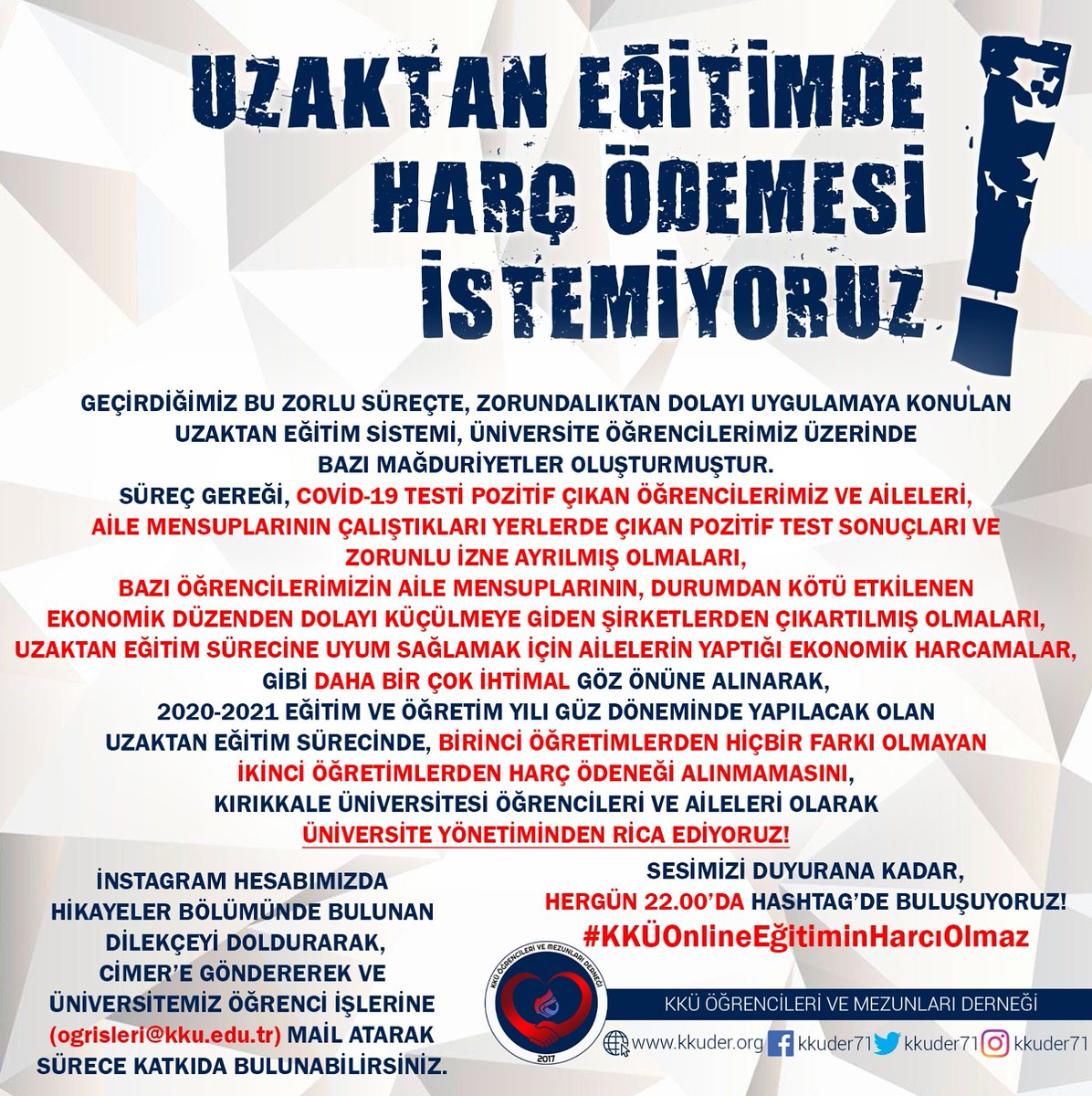 #KKÜOnlineEğitiminHarcıOlmaz