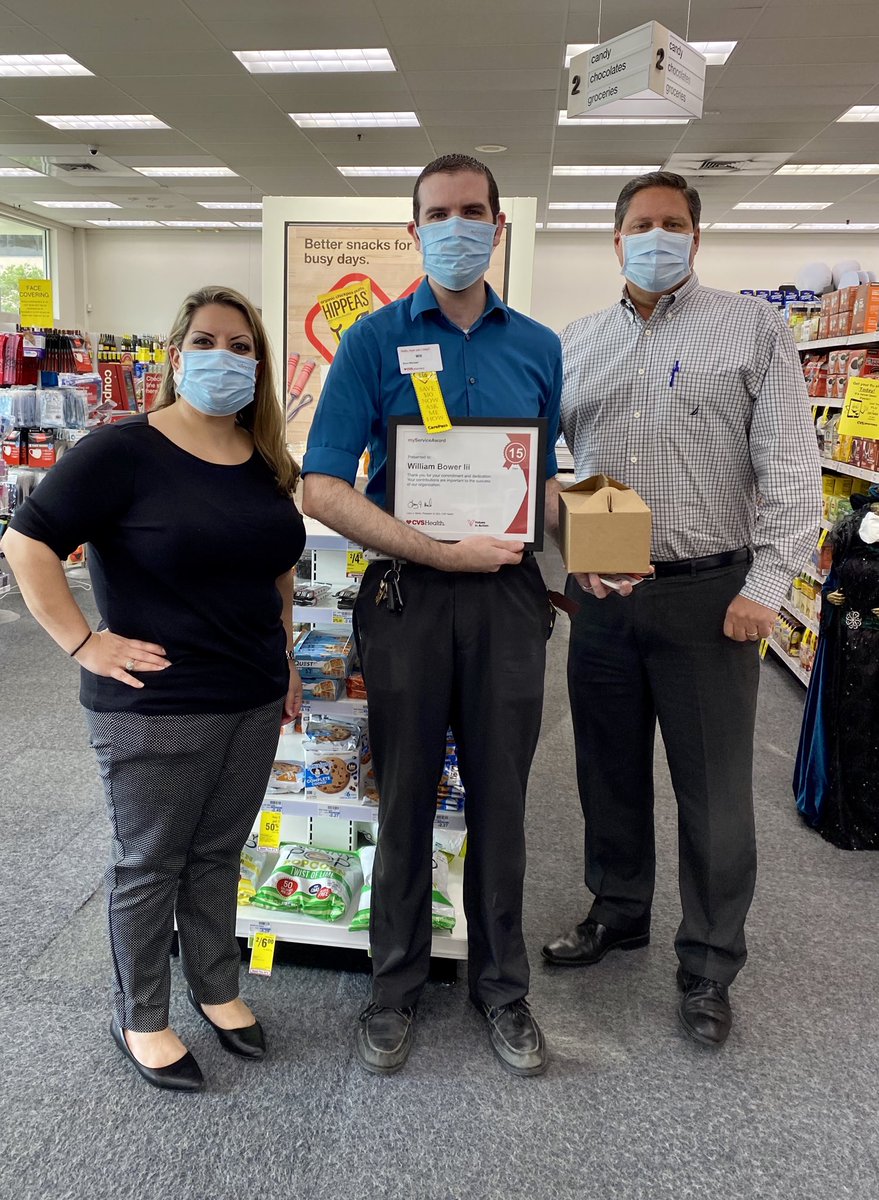 ARafidiCVS's tweet photo. Celebrating 15 years for Store Manager, Will!!! Excited for this new journey in your career as you embark on a HealthHub BIRL going live soon 🥳😎 https://t.co/jiXsGgOHMG