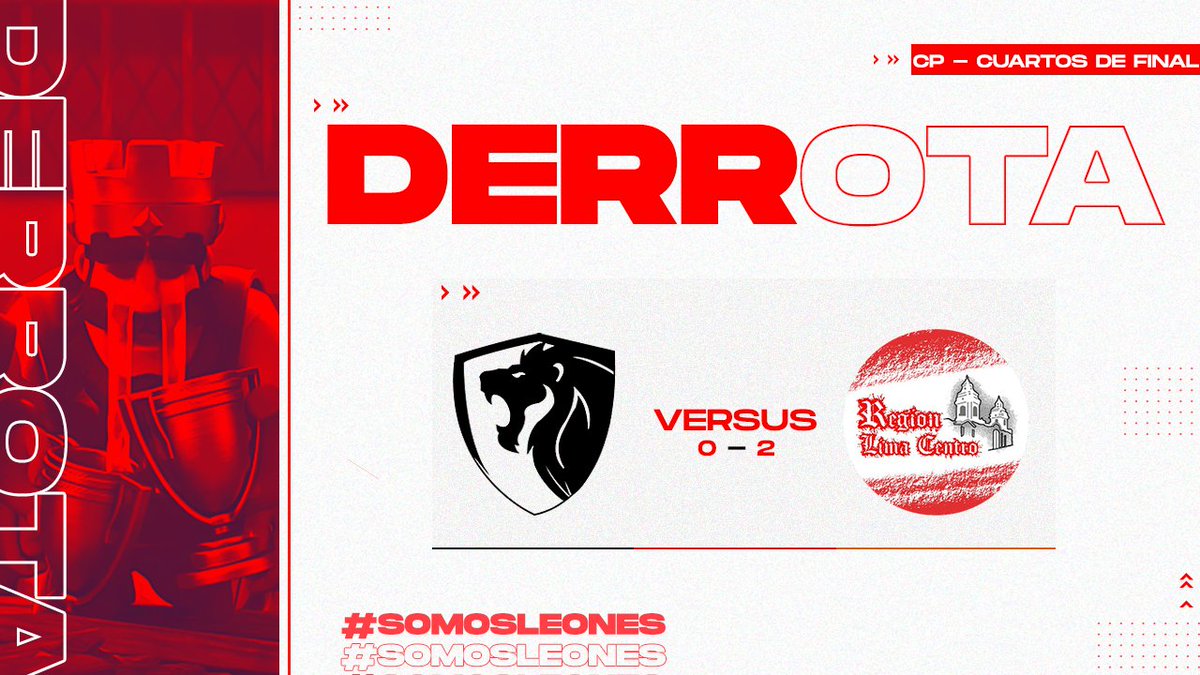 ¡Derrota! ❌

Caemos en nuestro debut 0 - 2 frente a @RLC_Peru por la <a href="/CopaPeruCR/">CopaPeruCR</a>

🦁Regresaremos más fuertes!
