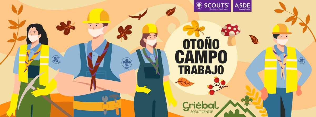 griebal's tweet photo. Y desde #Griébal os ofrecemos un campo de trabajo para pioneros/escultas y rovers/compañeros en tres turnos posibles durante este próximo Otoño, con las medidas de prevención y seguridad necesarias #Servicio #Naturaleza #Sobrarbe #Scouts https://t.co/4xOcaVeYgJ