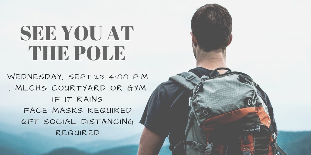 We want and need to see you next week!!