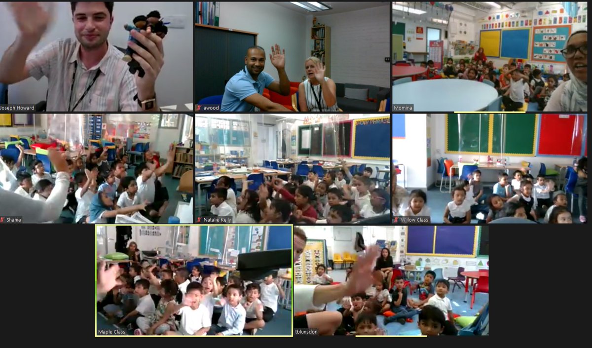 ElizabethSelby's tweet photo. #zoomassembly We had our first rights respecting assembly on Zoom today. #Assembly https://t.co/KNzpP8JziV