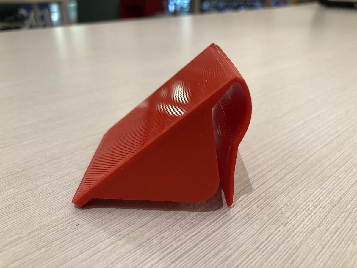 mdeblocker's tweet photo. Put the 3D printers to work today so we could turn a computer camera into a document cam. #remotelearning @wyckoffschools @WPSEisenhower @tinkercad @UltimakerEd @jumekubo https://t.co/8qsF8GRyIk