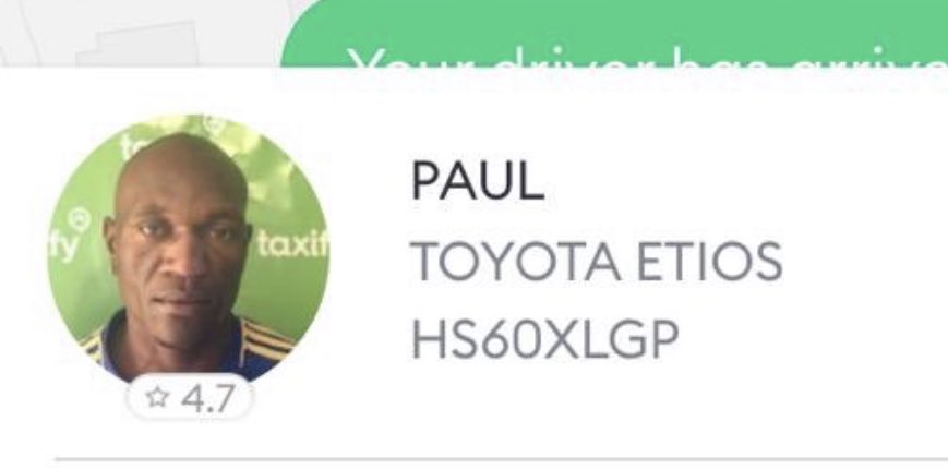 Ladies!!!!!

CANCEL YOUR TRIP IF HE IS YOUR DRIVER, HE WILL HURT YOU ❗️❗️