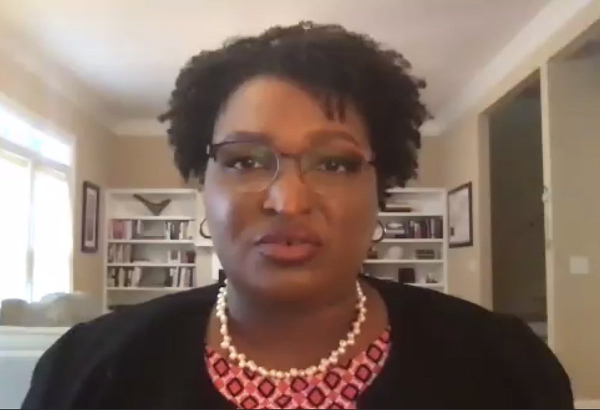 jsfreed's tweet image. &quot;We need to break the myth that  #climateprogress is bad economics&quot; @staceyabrams #FastestPathtoZero