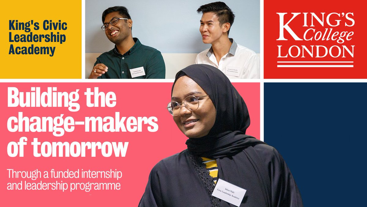 KCLsuccess's tweet photo. 📢 Second year students! 

Want to learn more about King's Civic Leadership Academy?

Join our webinar this Thursday to hear from #KingsCivicScholar Ishrat 👇 (the face of CLA!) on her experience and get some tips on making a strong application. 

We're excited to see you there! https://t.co/kIPmLlxBF2