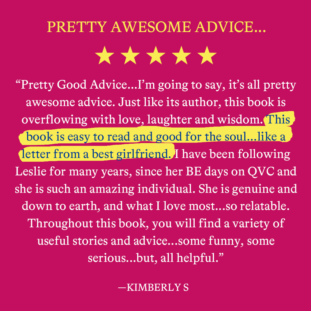 LeslieBlodgett's tweet photo. #PrettyGoodAdvice has the goods to change your outlook and your life. And, trust me, I know hearing that from the author isn't all that convincing so don't take it from me, check out these AMAZING reviews from Amazon (over 200 5-Star reviews and counting). #Amazon #Book #Review https://t.co/pd3KiDSYjQ