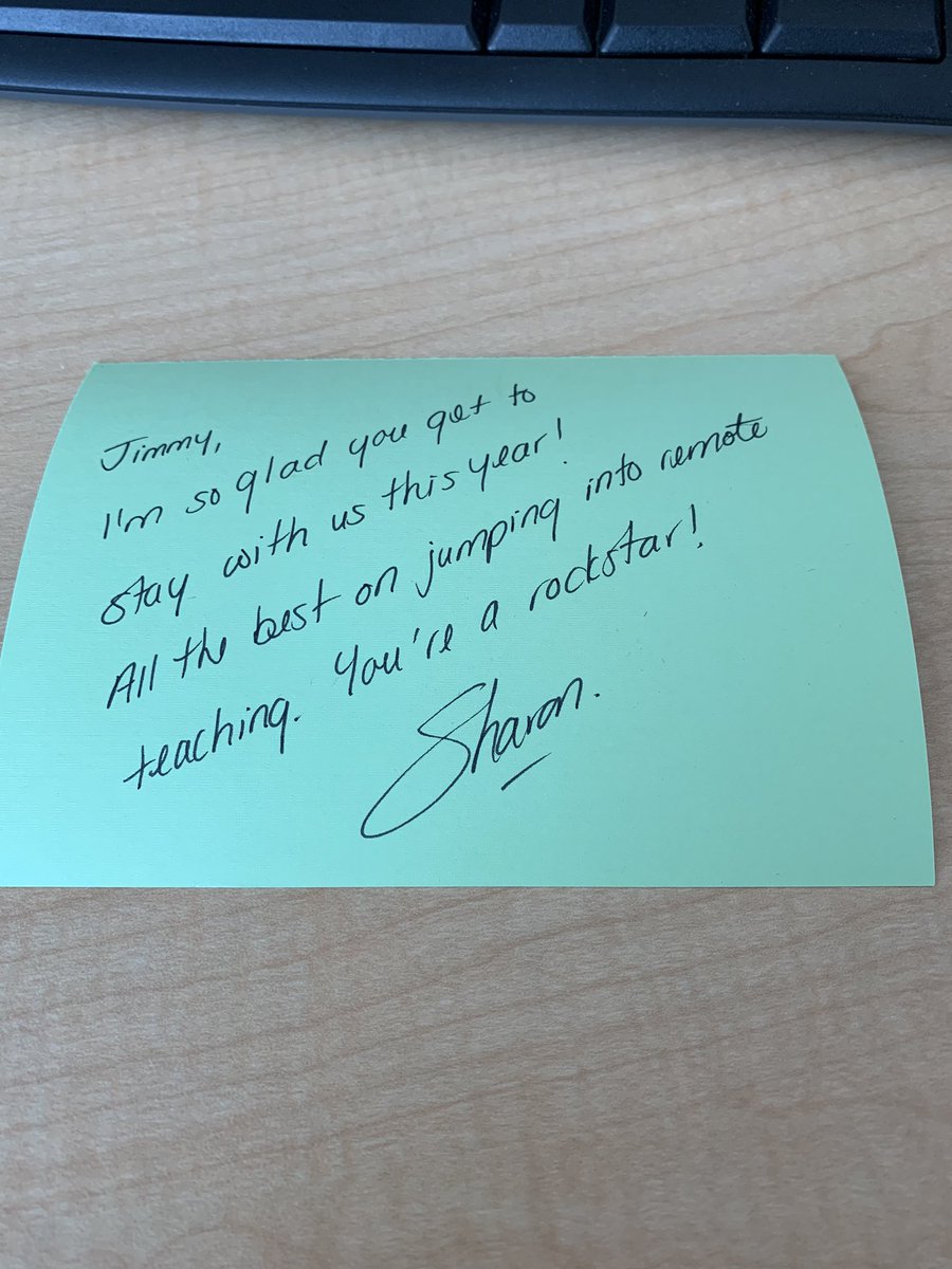 jameswanorman's tweet photo. Thanks @Bryant82S ! Needed this today #SupportiveAdmin https://t.co/ClIria8xUF