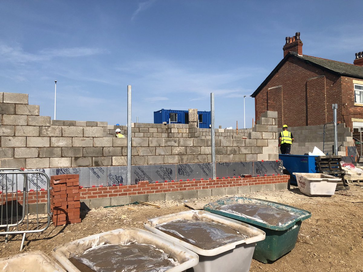 Fleetwood in the sun today to look at the progress on our Marine View scheme, great to see the superstructures coming up. <a href="/my_maintenance/">M&Y Maintenance and Construction</a> <a href="/TheRegendaGroup/">The Regenda Group</a> <a href="/WeAreRedwing/">Redwing</a>