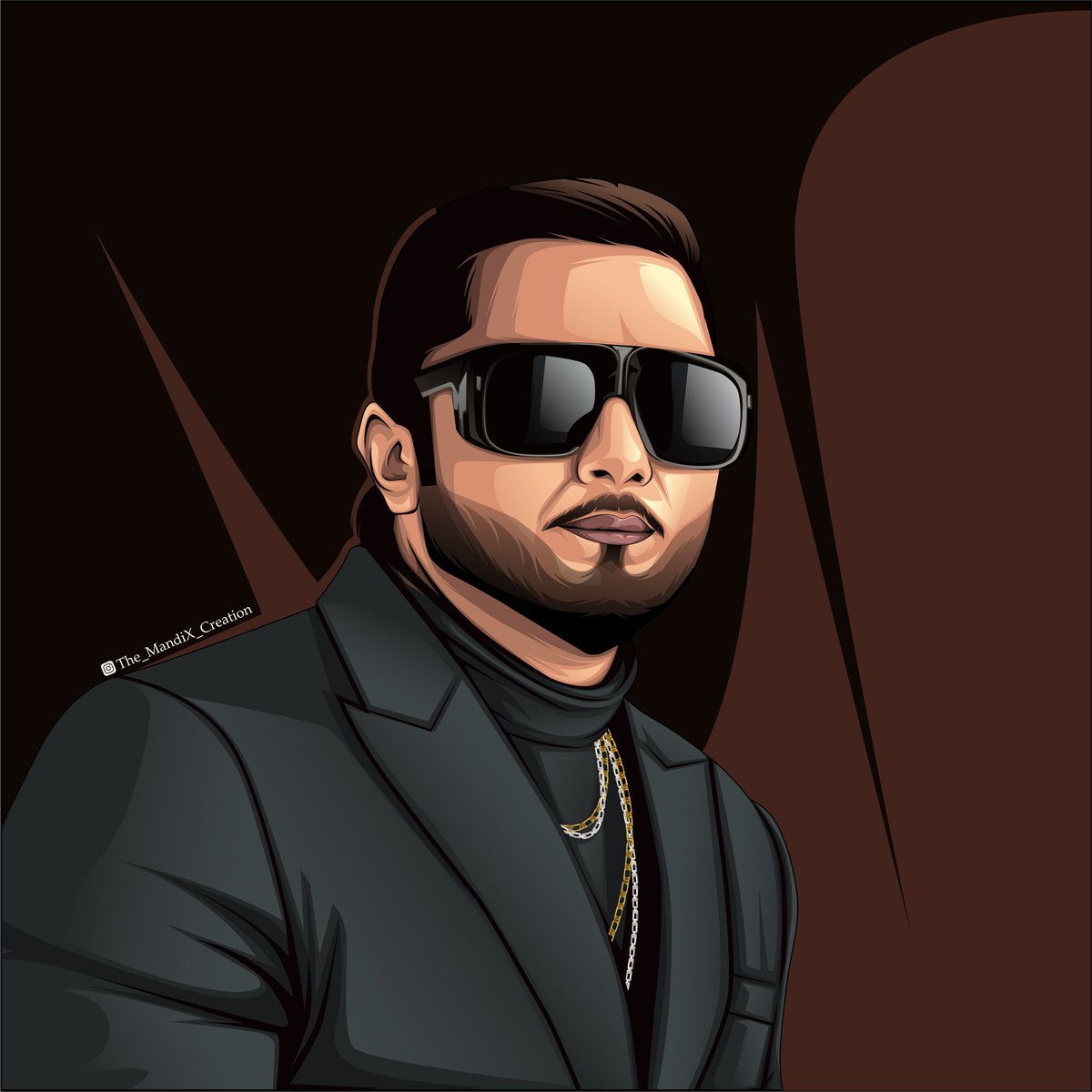 MandixThe's tweet photo. Vector art of @asliyoyo ...🥰
.
On ista-https://t.co/xmU4IqM6Ug
#yoyohoneysingh 
#themandixcreation https://t.co/tC0kfSBaoc