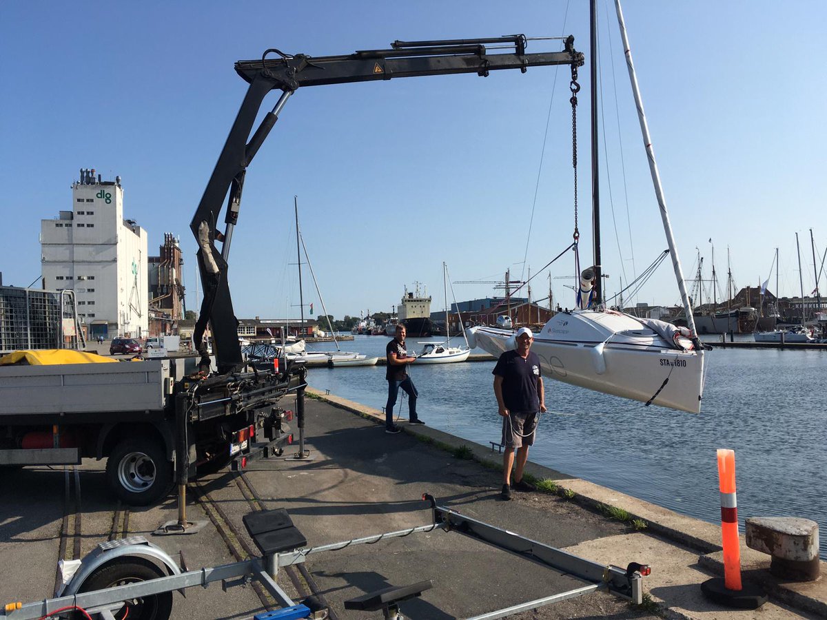 Think_Seascape's tweet photo. The support truck has arrived at Svendborg, the First 18 is in #SE_SLV https://t.co/Oj3D4EFzf2