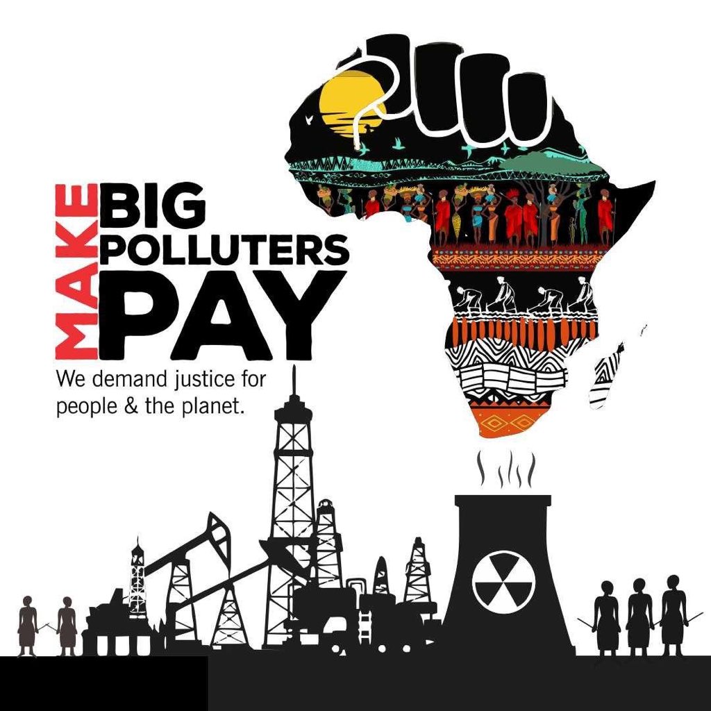 OlumideIDOWU's tweet photo. Big Polluters have knowingly fueled the climate crisis for decades and now it’s time to #MakeThemPay. That’s why I’m supporting frontline communities &amp; activists from around the 🌎 who just launched a roadmap for polluter liability. Read More https://t.co/5SMdQEoQyO #PollutersPay https://t.co/4aDUS1IogO