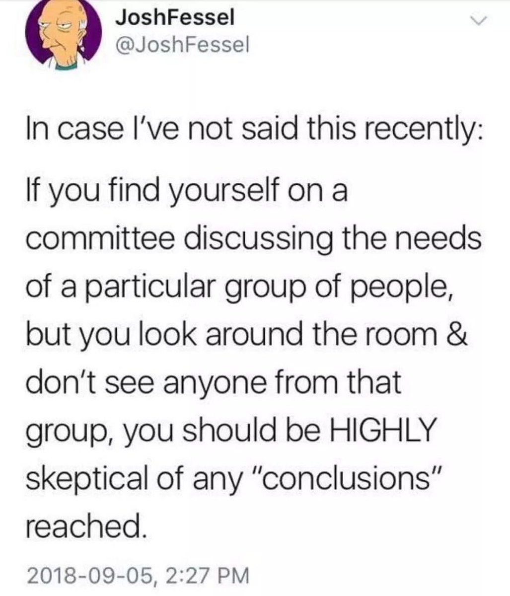 Representation Matters... in organizations...