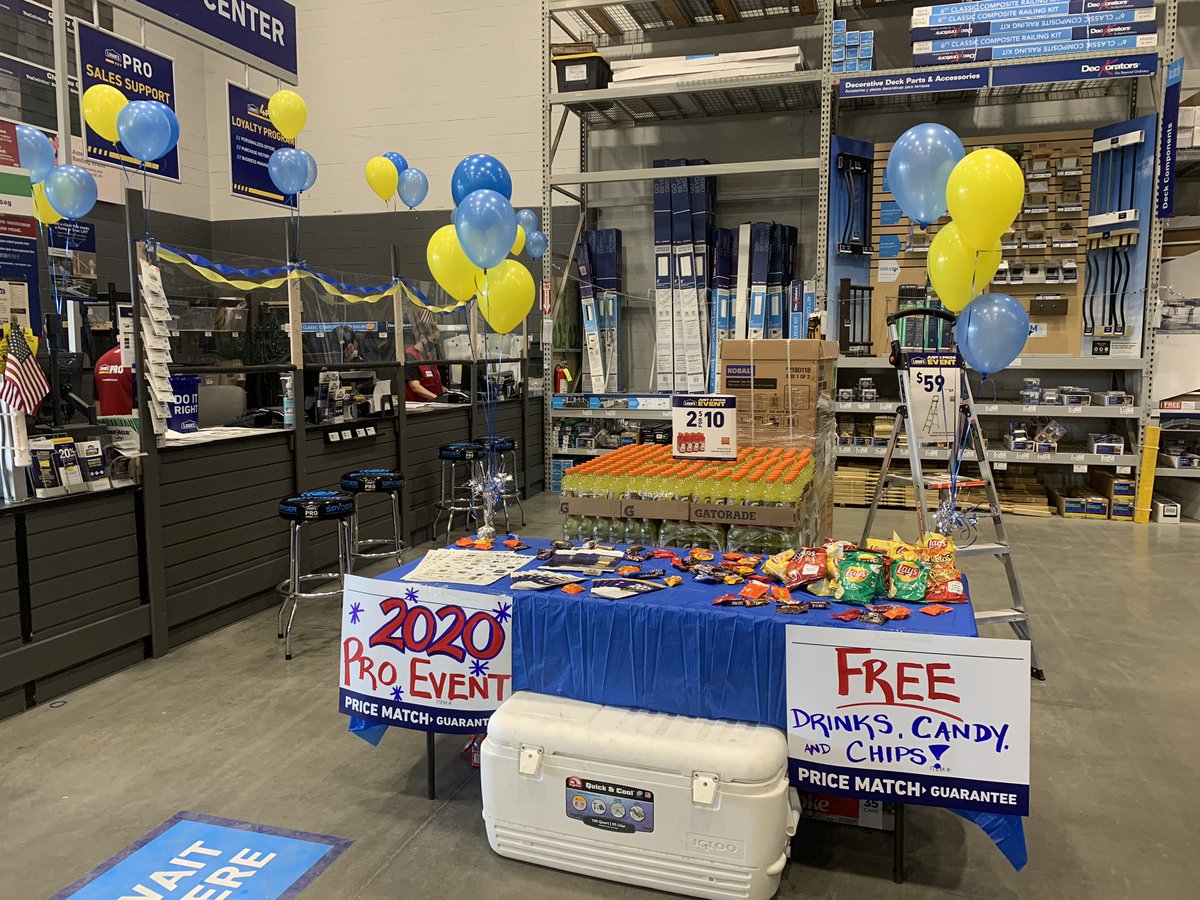 katiem2288's tweet photo. This week @Lowes we have our Pro Event going on! Come down and see all of our great JUST FOR PRO deals!! @Curtharden2288 @Nickfitz2288 @toddwingard1373 @TweetUsR30 @timdaleynymetro #lowes #proevent #lowesforpro #bosh #Giveaway https://t.co/dUeHb21Upn