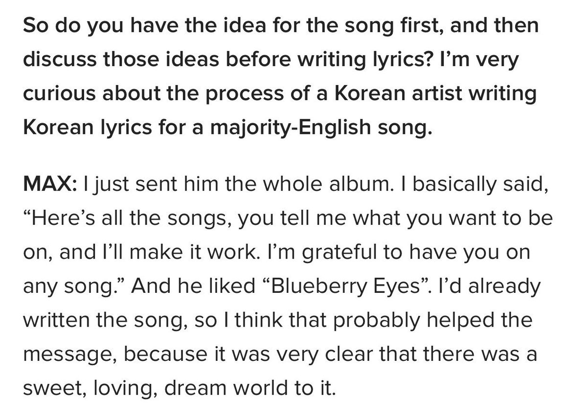 syubhoya's tweet photo. max told yoongi he could ANY song?? ANY from the whole album 😭 max and yoongi’s friendship is so precious https://t.co/DCNe6Cuclm