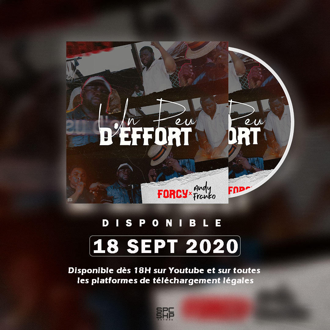 Bimstr237's tweet photo. #Agenda
#Forcy ne ménage pas ses efforts et ramène @FrankoOfficiel et @AndyJemeaVille sur son titre ‹‹ Un peu d'effort ››.

Le 18 septembre le son arrive sur vous comme une panthère sur un mougou 🎵

À quoi faut-il s'attendre ?

#TT237
#237RaisonsDexceller https://t.co/Df7DpaKDDT