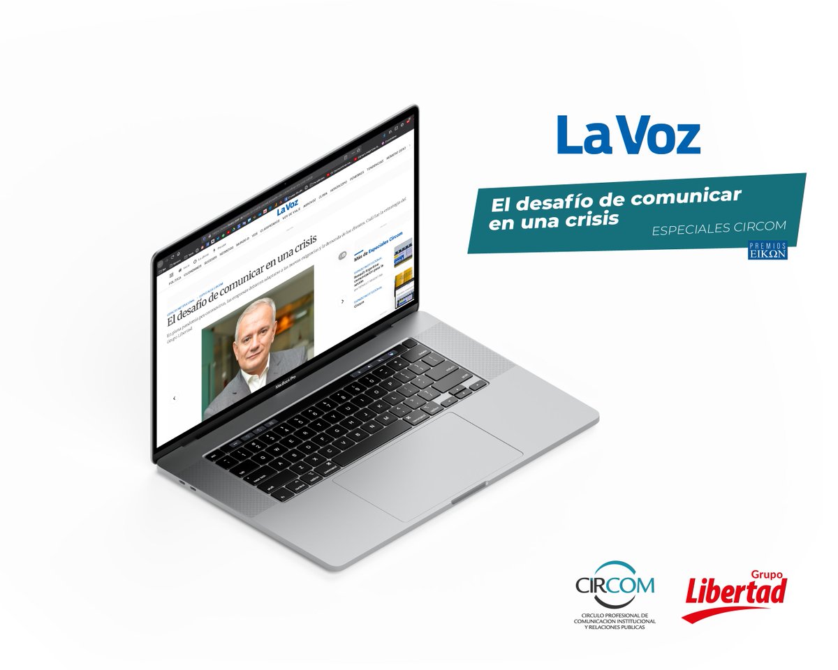 CircomCBA's tweet photo. [Especiales Circom]

"El desafio de comunicar en una crisis"  por Diego Martín Sabat, Director de Legales y Relaciones Institucionales de Grupo Libertad. Grupo Libertad.

✍️¿Querés leer la nota? Entrá al Diario La Voz, Especiales Circom.

#CircomCba #PremiosEikon #Libertad https://t.co/Ejdq7GpIXd