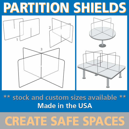 Dynalon's tweet image. Create safe spaces with new table partition shields. Standard and custom sizes available upon request! #madeinusa #safetyshield
ift.tt/3mpapVy #DynalonLabware #Science #LabSupplies
