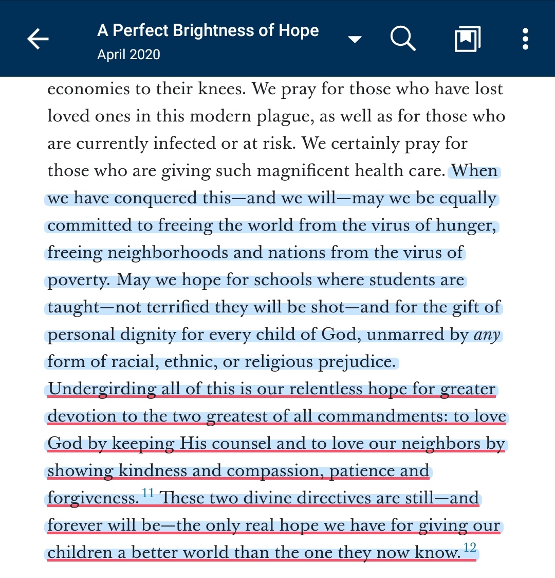 jbutlerYfan's tweet photo. Elder Holland preaching 💯🔥! #hope #works #twogreatcommandments #apostle https://t.co/dnjfB26PEz