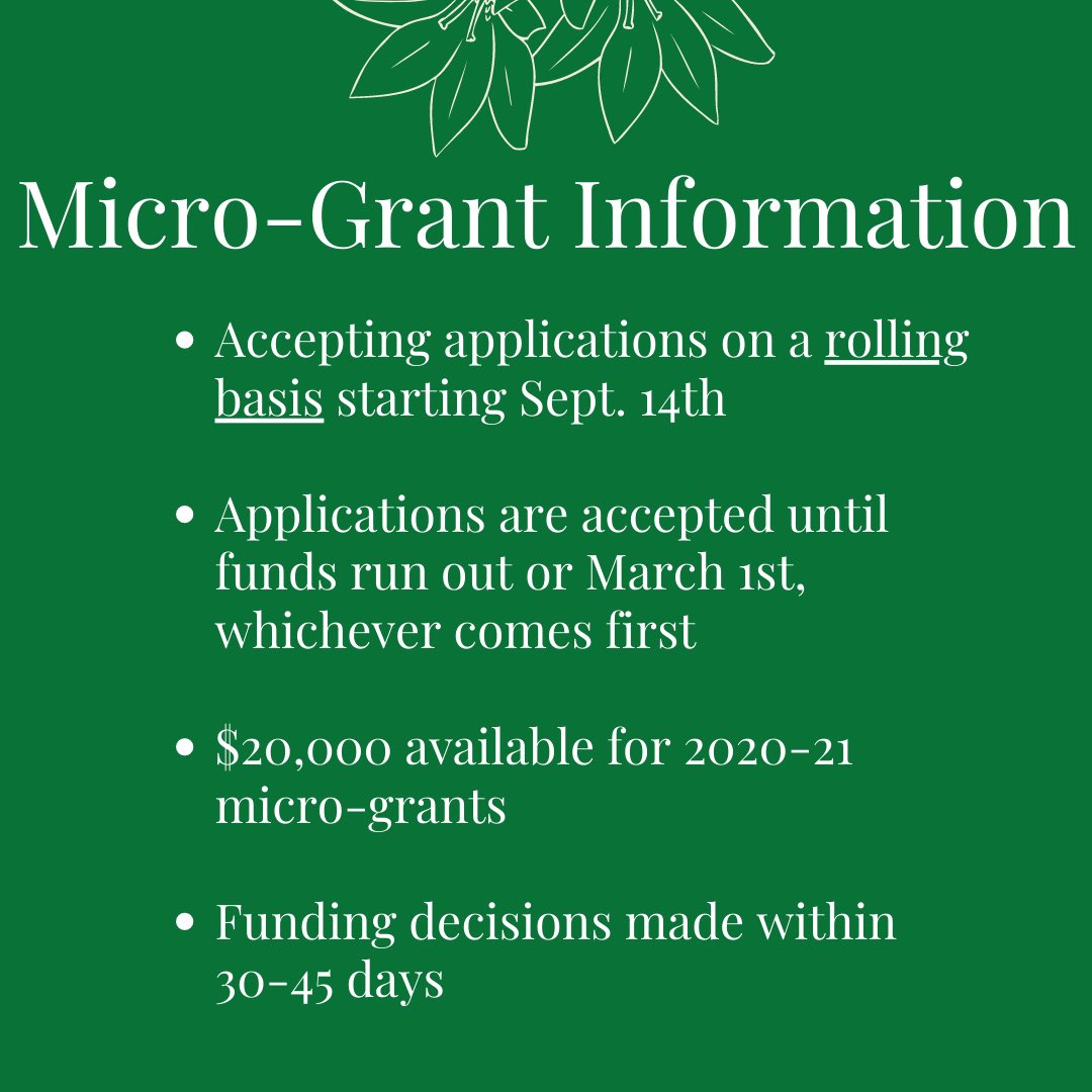 TAMUGreenFund's tweet photo. Visit our website https://t.co/bvK9VBU61F and visit the “Get a Grant” tab to apply! https://t.co/qyGb2uWtzv