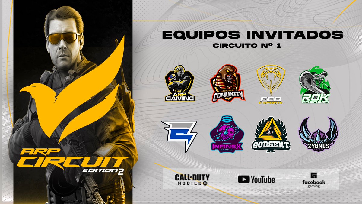 arpgamingpro's tweet image. Estos son los 8 equipos que estarán disputando la gran batalla en el ARP Circuit.

Apertura: Sábado 19/09/2020

En vivo: @WhiteHunterGG @latamsquad

 #ARPCircuit #CODMobile #ARPGaming #MobileEsports