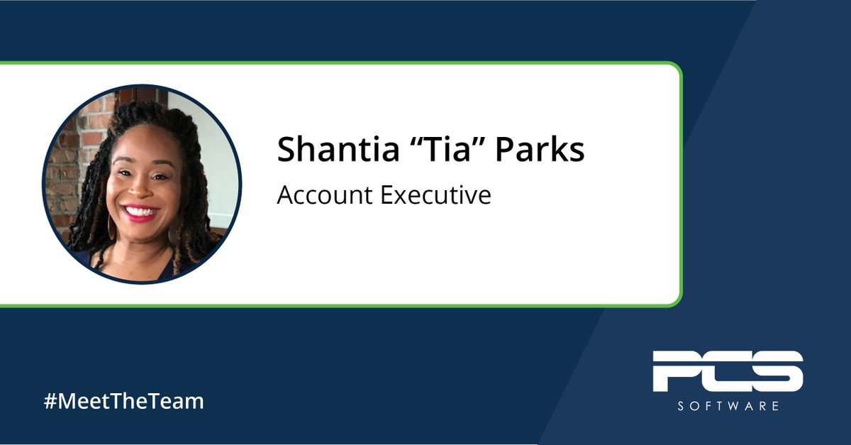 PCSsoftware's tweet image. #MeetTheTeam Let&apos;s put a face to our sales team. Meet one of our Account Executives, Shantia &quot;Tia&quot; Parks #PCSsoftware #TMSexpress