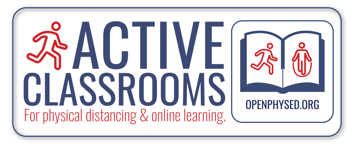 OPENPhysEd's tweet photo. OPEN has created a collection of FREE physical activities that are easy to implement in the classroom or via Zoom. Give everyone a much needed physical activity boost F2F or virtually! #physed #teachershelpingteachers #HPEatHome https://t.co/GUUGC7x6Zb https://t.co/EdJGyfNMJX