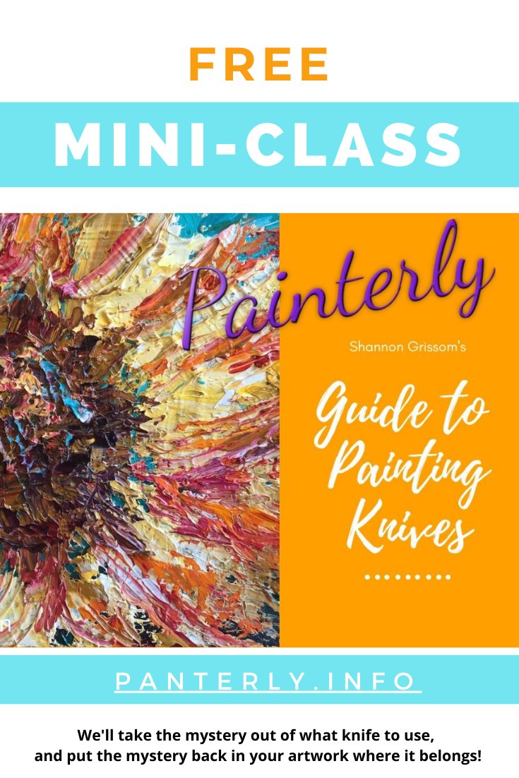 ShannonGrissom's tweet photo. FREE Online Mini-Class: Guide to Painting Knives  https://t.co/gCGDSfxGrv https://t.co/lFWUkfiKoP