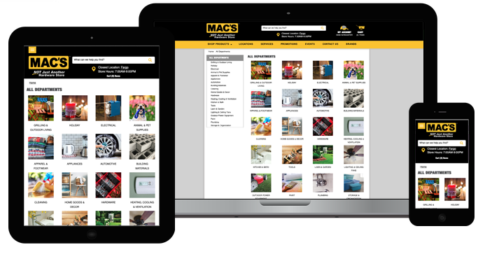 Unilog1's tweet photo. Congrats to Mac’s on the launch of their new #eCommercesite. With over 25,000 SKU’s, a “Ship to Store” and “Pick Up Instore” functionality, Mac’s has taken 50 plus years of hard work to the next level. Check out their new #site today! https://t.co/v8jeYHms3W #elevate #b2becom https://t.co/c2VdraN5vc