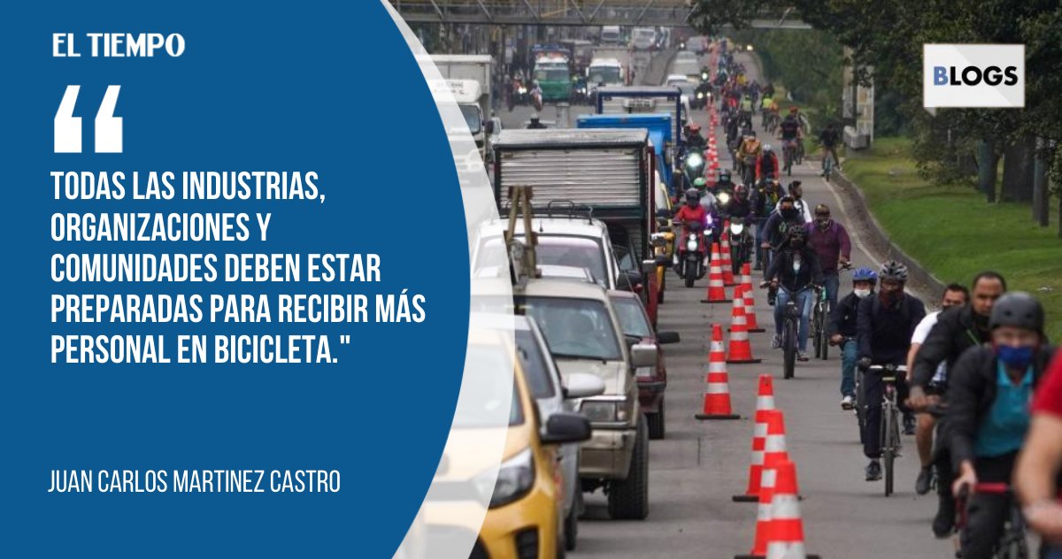 ELTIEMPO's tweet photo. #BlogsET | '¿Están las organizaciones preparadas para el boom de la bicicleta?', por  @DigitalJumper 
► https://t.co/QNPiynmWQG https://t.co/sloSPhid10