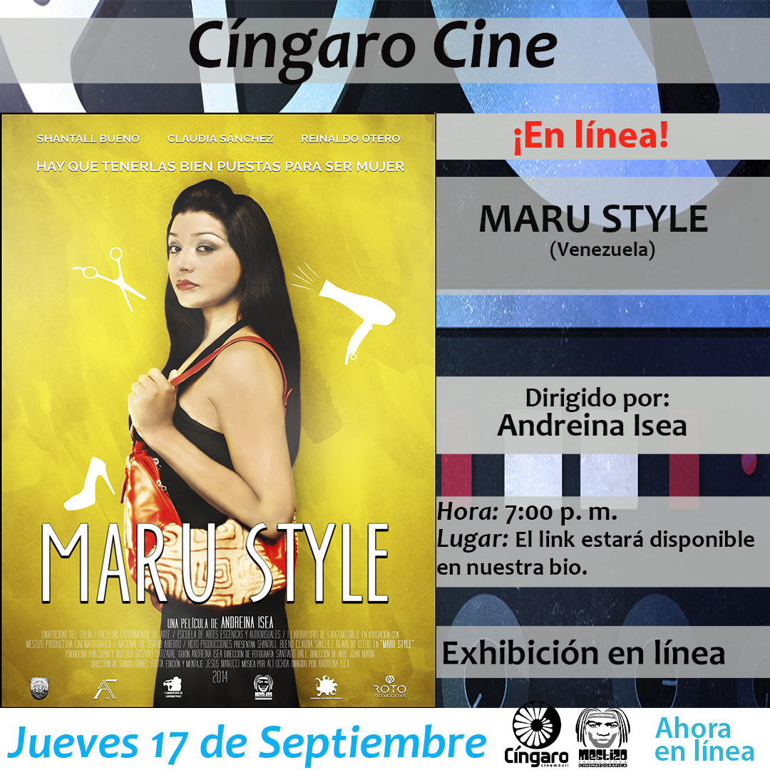 El Jueves 17 disfrutaremos en línea de un largometraje de humor al estilo zuliano, se trata de la película “Maru Style” de la directora Andreina Isea @ninaiseabosc
👉El enlace de la película estará disponible en el jueves en nuestra Bio 🎬
#CineVzlano #Largometraje #cinezuliano