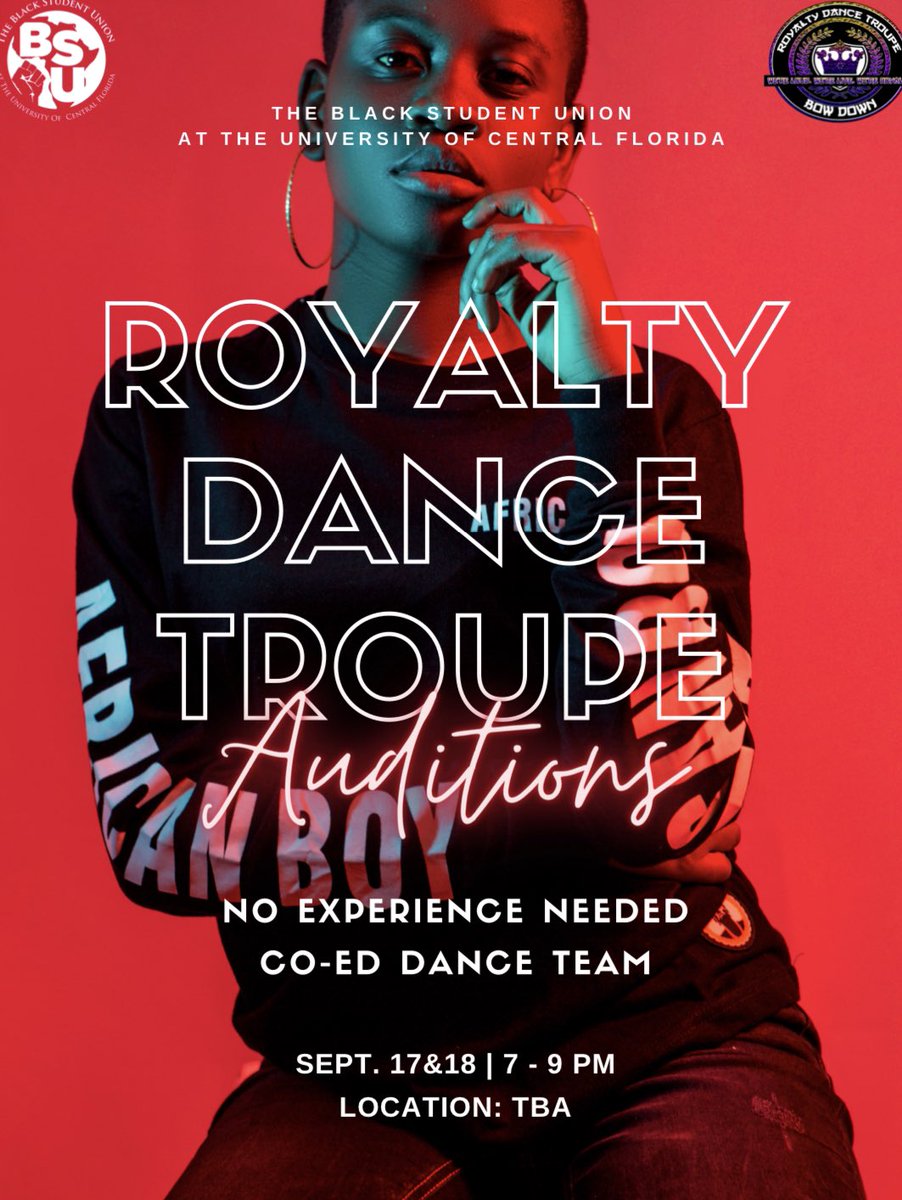 RDT_UCF's tweet photo. It’s time to show off those dance moves. Come tryout for Royalty Dance Troupe, next week! Both days are required to audition. Fill out the form in our bio to register! Any questions dm us or email https://t.co/gdGkOaQmy9.troupe@gmail.com 💜 

#UCF24 #UCF23 #UCF22 #UCF21 #UCF20 https://t.co/7olvKYiNiz