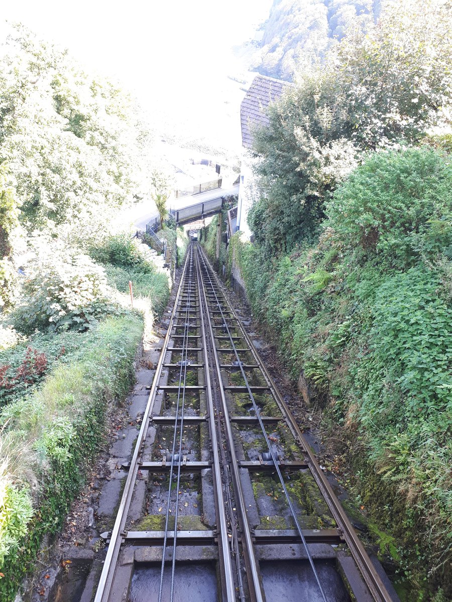 11/19 Opening in 1890,  @LLCliffRailway has impressive statistics: 862 feet long, with a top station 500 feet above the lower station, providing an inclination of 1:1.75 feet. With the power of water alone it takes just 2.5 minutes to reach the top  #BIAG20