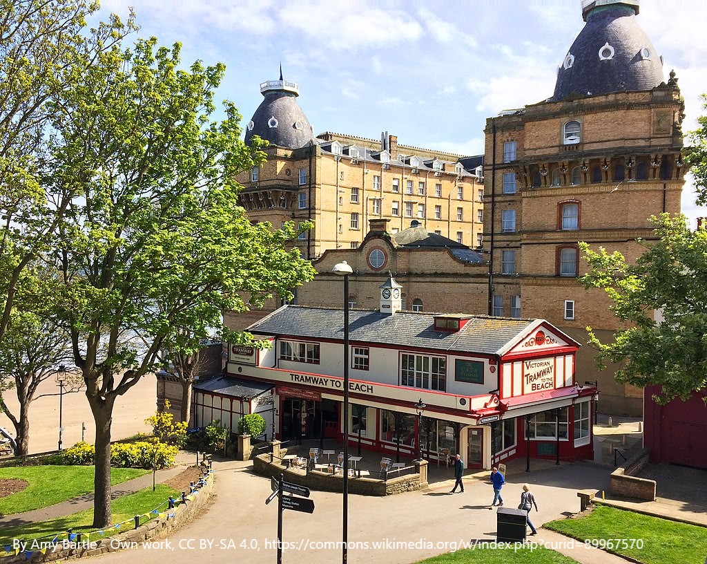 14/19  @CentralTramway has the distinction of being the earliest UK funicular to be mechanically powered, initially by steam engine & now by a 60bhp electric motor installed in 1931. With a journey time of 46 seconds & a length of 247ft it manages the 1:2.4 slope with ease  #BIAG20