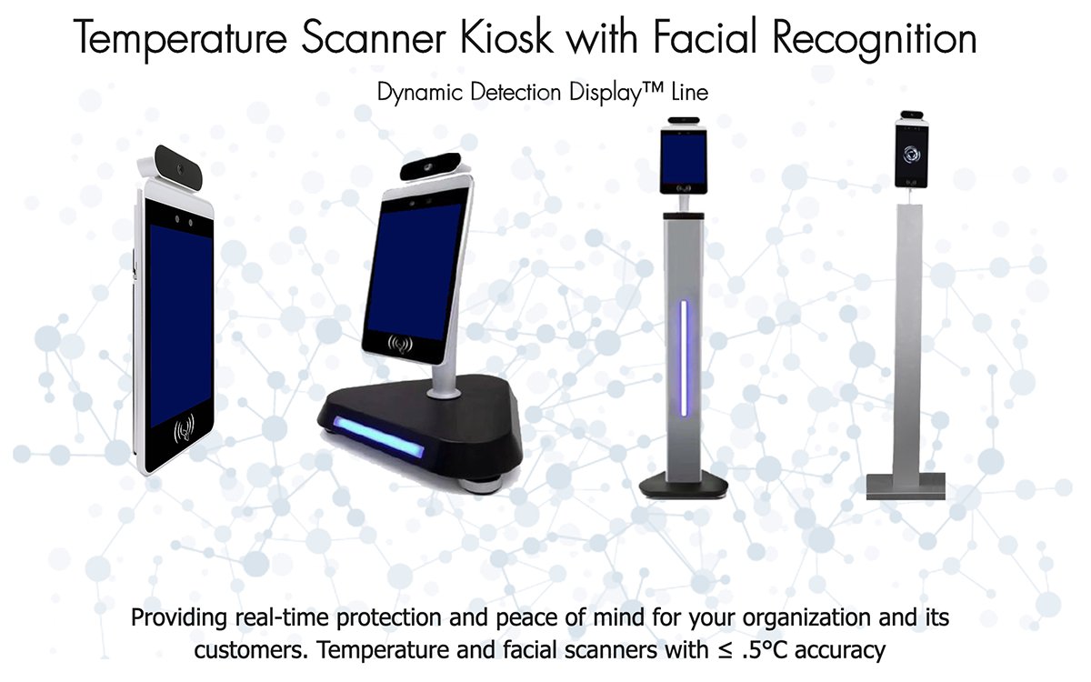 CubicleKeys's tweet image. Contactless Temperature Scanning with Facial Recognition - A highly visible front-line tool which demonstrates your organizations commitment to keeping staff and visitors safe. mailchi.mp/cubiclekeys.co…