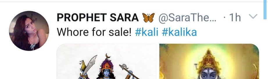 Hat1111Anon's tweet photo. @tru66816912 @SantulaisLob05 @mindfreakMayank @TheHarrisSultan If you think creating an atmosphere of hate/prejudice #hinduphobi hindus Is ethical..then you are avoiding the truth my friend..
The atheist gang has #thotted #pimped 
#kalimaa and calling it "elegant art" https://t.co/tCZwWiGk51