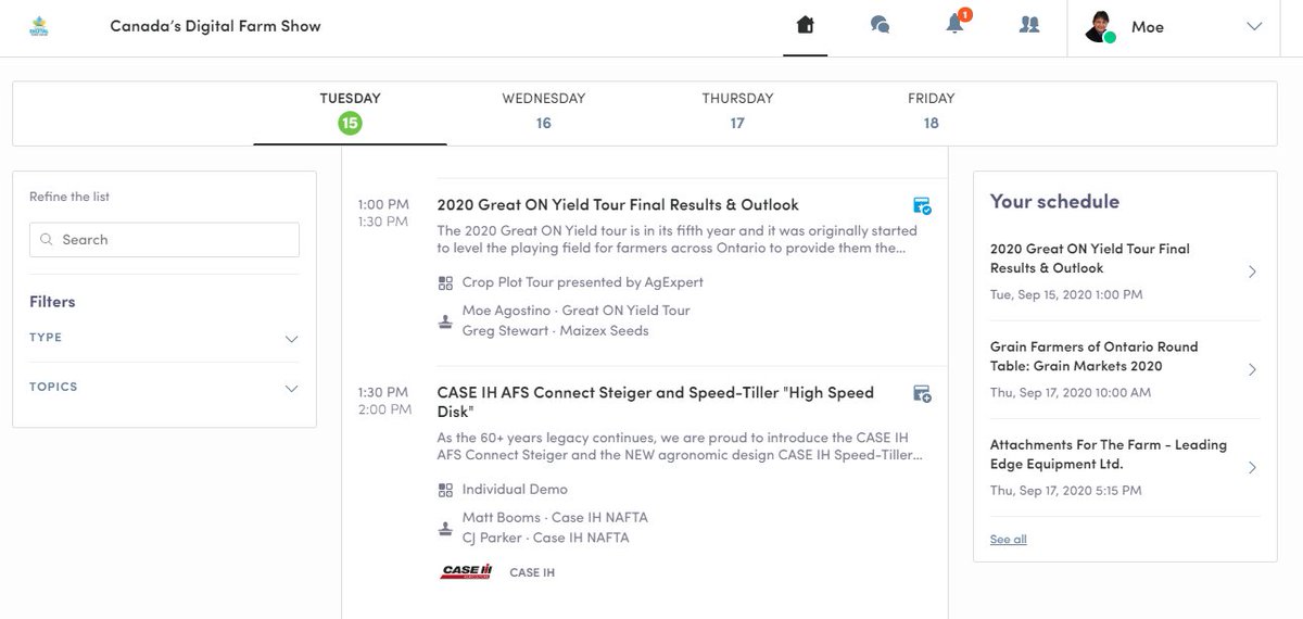 FarmsMarketing's tweet photo. Join in on the 2020 Great Ontario Yield Tour Final #corn and #soybean Results and Outlook on Prices #ONYield20 today from 1:00-1:30 pm! Get the insight you need to make better marketing &amp; production decisions as we head into harvest &amp; into 2021. #CDFS20 @outdoorfarmshow @OntAg https://t.co/E4QB2S1Qr1