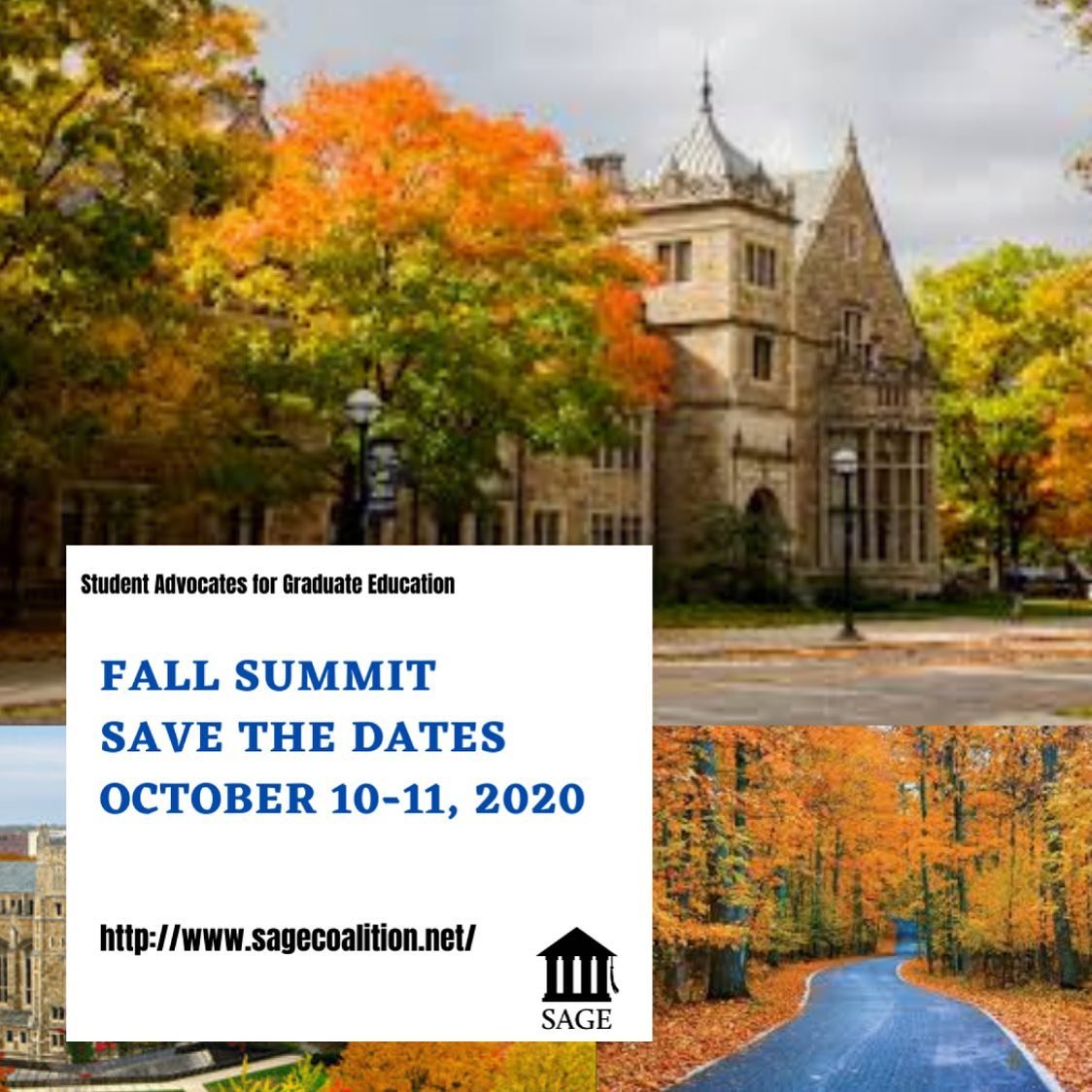 Mark your calendars! This year's SAGE Fall Summit is just three weeks away!